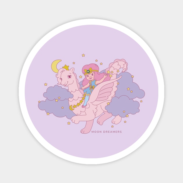 Moon Dreamers - Celeste & Galaxy Magnet by Starberry